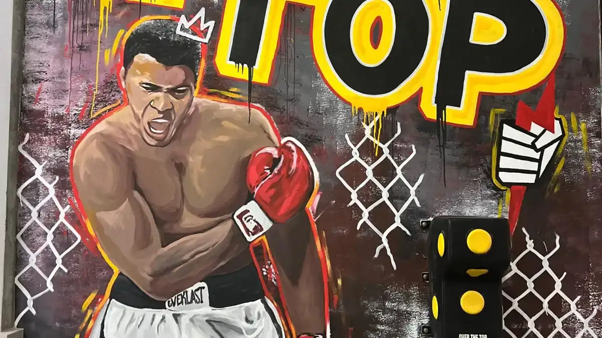 Muay Thai Krabi training at Over The Top gym — Ao Nang Muay Thai & MMA gym, Thailand